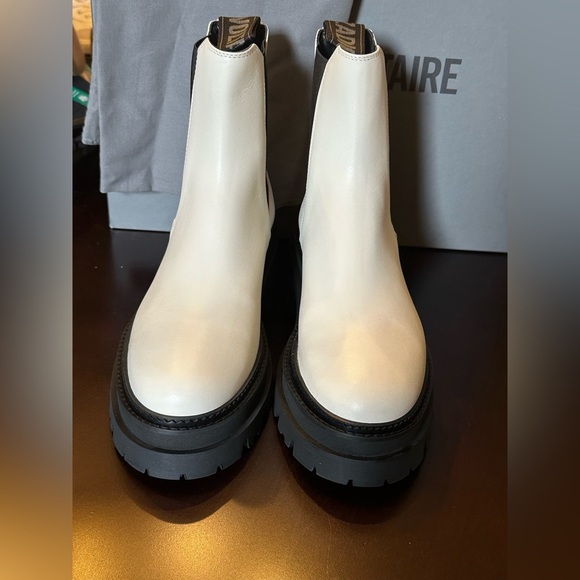 NIB Zadig & Voltaire Ride Chelsea Boot 39 Ice White US 8 - Picture 5 of 12